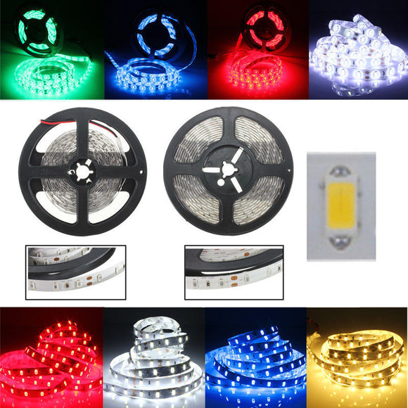 1M 60LEDS SMD 5630 Flexible LED Strip Home Decoration Counter Light Waterproof DC 12V