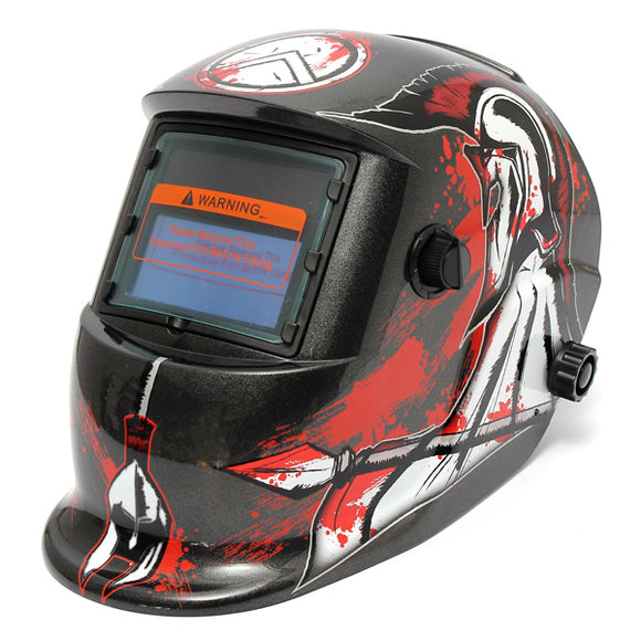 The Spear of Death Pattern Solar Auto Darkening Welding Grinding Helmet Welder ARC TIG MIG Mask