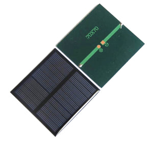 Portable Mini 0.7W 5V 70*70mm DIY Solar Charger Solar Panel