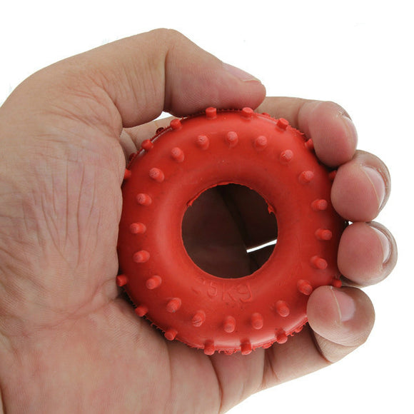 New 25KG Rubber Ring Grip Hand Gripper Device Strength Red