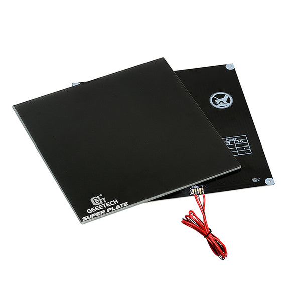 Geeetech 220*220mm*4mm Superplate Black Glass Platform+Aluminum Substrate Heatbed