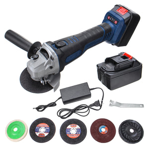 110V-240V 29800mah Electric Brushless Angle Grinder 20000r/min With 2pcs Li-ion Batteries