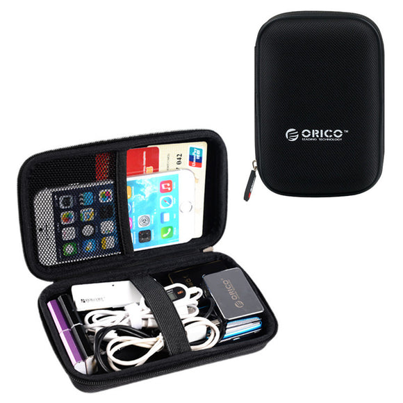 Orico 2.5 Inch Hard Drive Protective Bag Digital Accessory Earphone Cable Storage Bag Collection Box