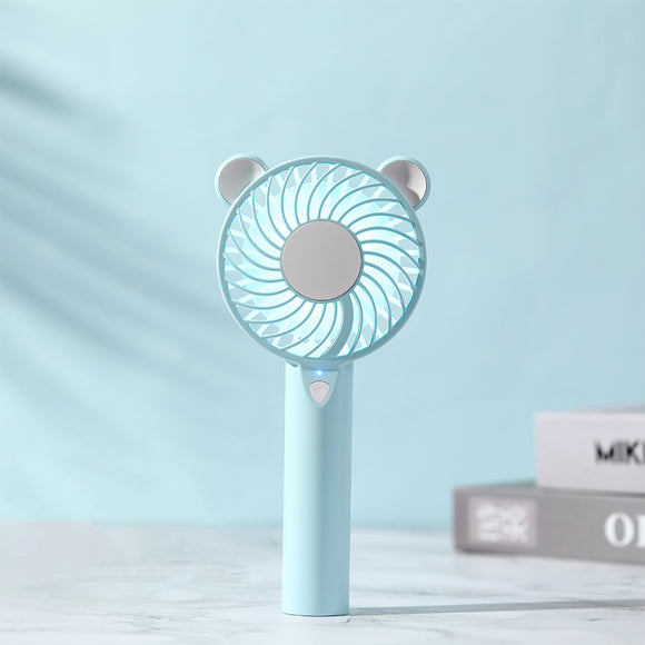 Handheld Fan USB Rechargeable Portable 3 Speed Mini Desktop Cooling Cooler