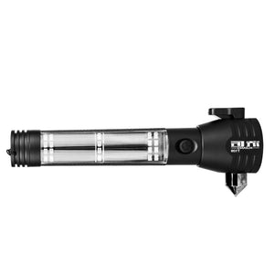 IPRee 2 In 1 Multifunctions EDC Safety Hammer Megnetic LED Light Torch 18650 Battery Recharge