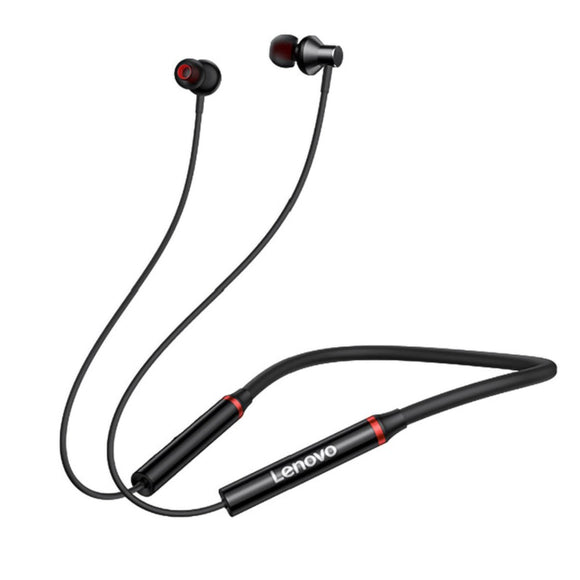 Lenovo HE05X Wireless bluetooth 5.0 Earphone HiFi Stereo Magnetic Adsorption Neckband Headset Waterproof Sports Headphone with Mic