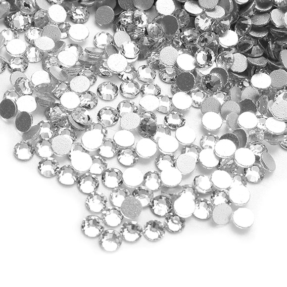 Flat Back Glass Strass Stone DIY Rhinestone Hot Fix SS12 Crystal Hotfix For Mobile Phone