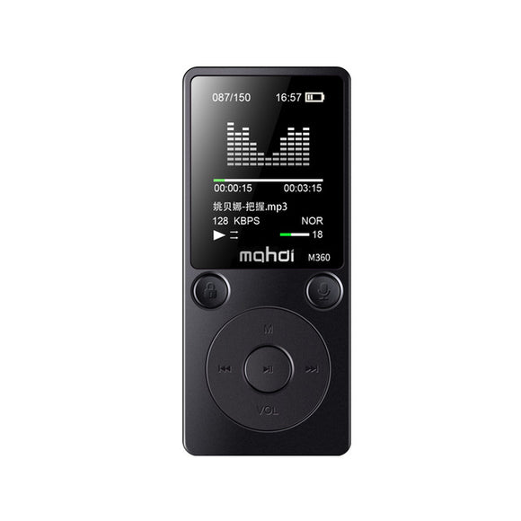 Mahdi M360 8G Metal 1.8 Inch Screen OTG Built-in Speaker Support Video Music Player MP3 Support FM