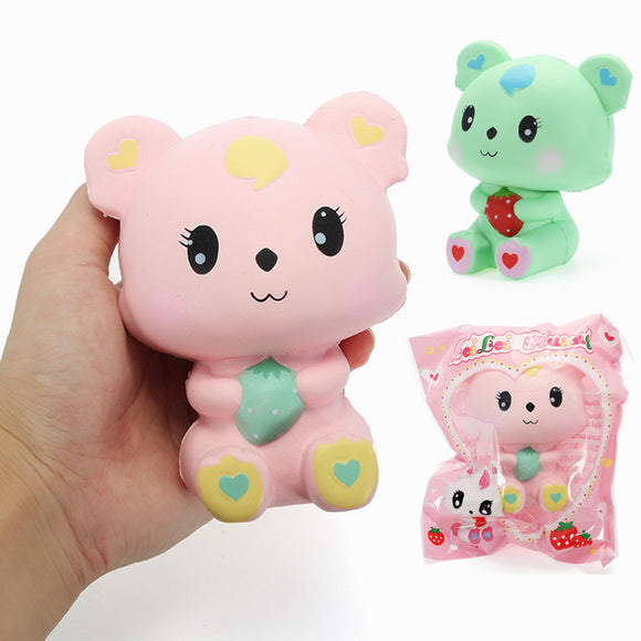 LeiLei Squishy Bear Doll 13cm Soft Slow Rising Original Packaging Collection Gift Decor Toy