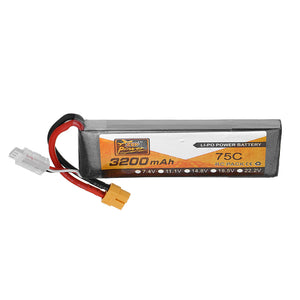 ZOP Power 7.4V 3200mAh 75C 2S Lipo Battery XT60 Plug for RC Car Airplane