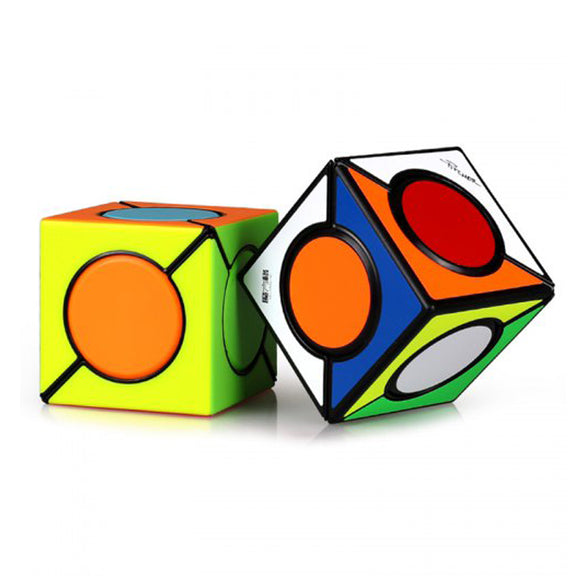 QiYi Six Spot Irregular Style ABS Colorful Magic Cube Puzzle Education Toy for Children Gift