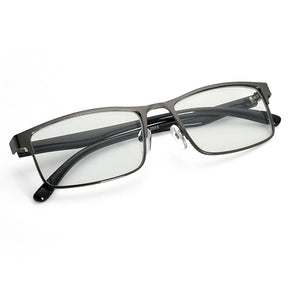 Fashion Black Nearsighted Glasses Metal Full Frame Myopia Glasses