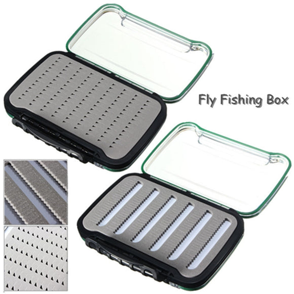 Fly Fishing Tackle Boxes Micro Slotted Foam Transparent Waterproof