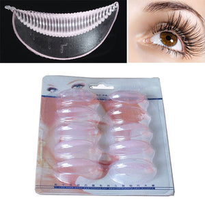 5 Pairs 3D Silicone Eyelash Extension Perm Pad False Eyelashes Permanent Curling Root Lifting