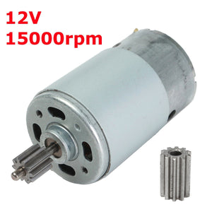 DC12V 15000RPM Gear Motor High Speed Electric Motor