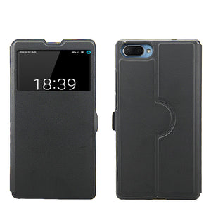 Smart Window PU leather Flip Protective Case For DOOGEE MIX