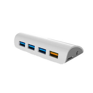 SSK SHU800 4 Ports USB 3.0 Hub With DC 5V/3.5A Power Adapter Hub Charging Two-in One for Laptop