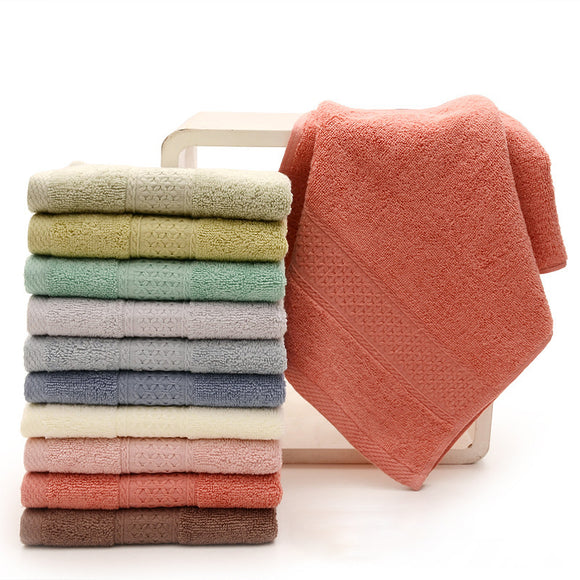 KCASA KC-X2 100% Cotton Solid Bath Towel Fast Drying Soft 10 Colors Thick High Absorbent