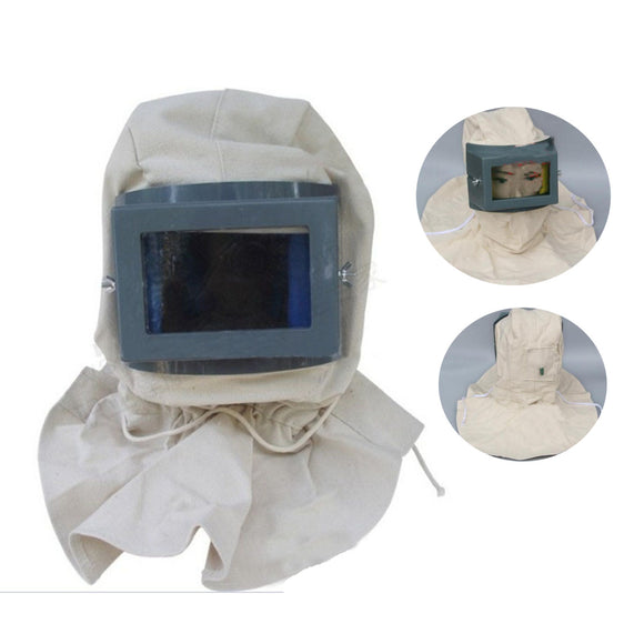 Protective Full Face Safety Sandblast Sandblasting Mask Helmet Sand Blasting