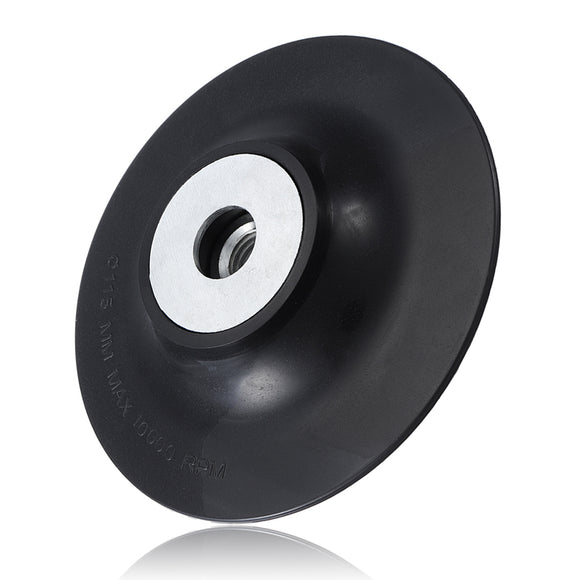 115mm Plastic Polish Backing Disc Pad M14 Thread For 4-1/2 Angle Grinder Sander