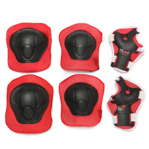 6Pcs Children Kids Elbow Knee Pad Wrist Guard Protector For Skateboard Skating Skiing