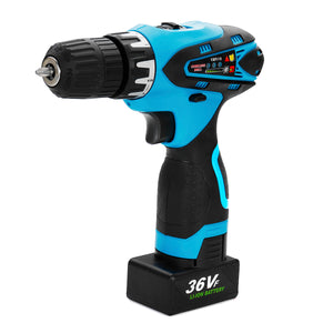 110-220V Waterproof Electric Screwdriver 18+1 Torque Power Drills Multifunctional Rechargable Srew Driver Tools