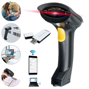 Bluetooth Handheld Laser Scan Barcode Barcode Scanner Reader Label POS Data