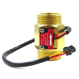 1 Inch Water Flow Sensor Hall Sensor Switch Flow Meter DN25 Brass Water Meter Industrial Turbine Flowmeter Water Flow Sensor