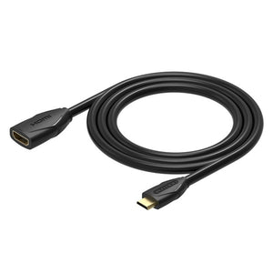 Vention ABAAF Mini HDMI Male To Female HDMI Extension Cable Sync Data Adapter