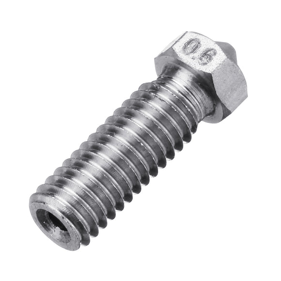 10pcs 0.6mm Stainless Steel Lengthen Volcano Nozzle for 1.75mm Filament 3D Printer