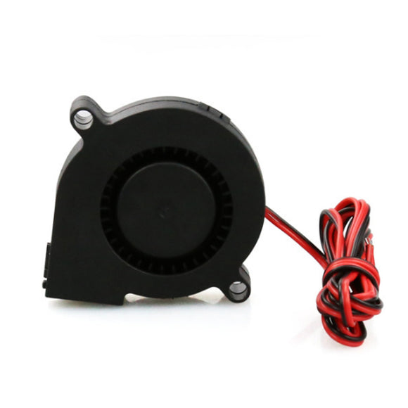 3Pcs DC 12V 2 Pin 0.13A 50mm Brushless Turbine Blower Cooling Fan for 3D Printer