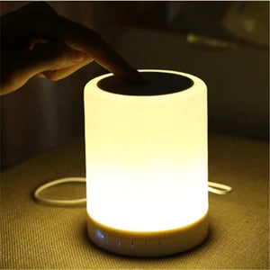 LV2016 Multifunctional Intelligent LED Lamp Portable Tf Card AUX Hands Free Call Bluetooth Speaker