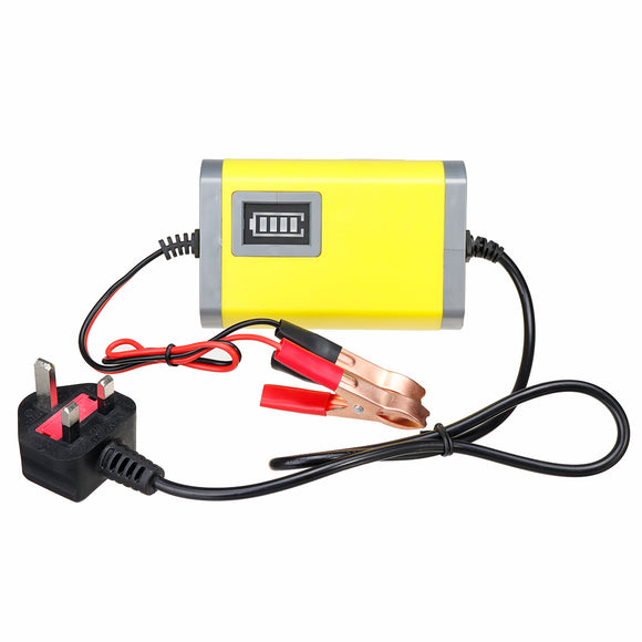 12V 2A Smart Battery Charger Intelligent Maintainer 3 Stage for Car Boat Vehicles Batteries Motorcycles