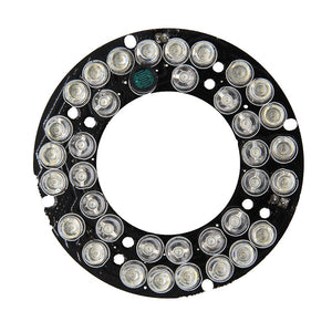 10pcs 36*IR LED Board for CCTV Camera Night Vision 60mm for CS LEN Infrared Light Board DC12V