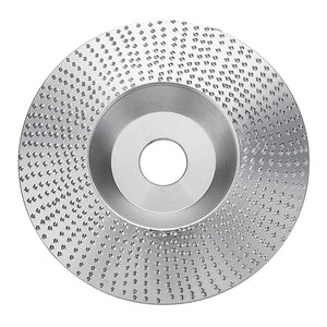 Drillpro 4 Inch Extreme Shaping Disc Tungsten Carbide Wood Sanding Carving Disc for Angle Grinder