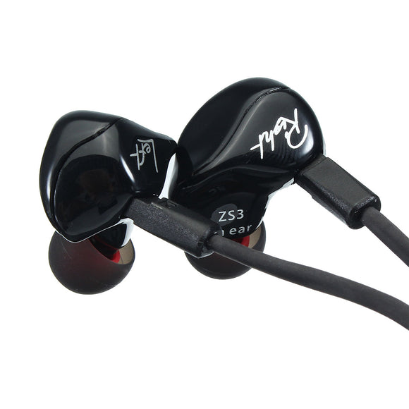 KZ ZS3 HiFi Noise Isolate In-ear Headphone Music Sports Heavy Bass Stereo Earphone with Mic