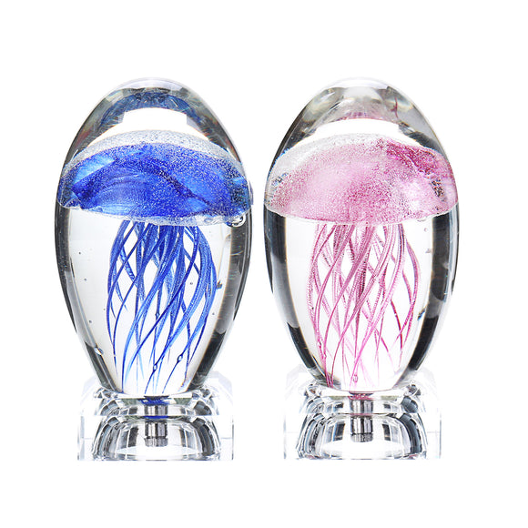 Jellyfish 3D LED Lighting Crystal Table Lamp Night Light Home Decorations