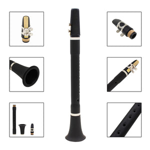 SLADE Drop B Mini keyless Clarinet with Bag/Reed/Cork Cream/Cloth/Cleaning Rod