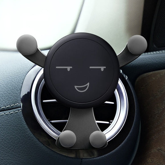 Universal Gravity Auto Lock Car Phone Holder Air Vent Stand for Samsung iPhone Xiaomi Smart Phone