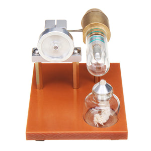 Hot Air Stirling Engine Model Science Toy Physical Principle Metal Model Toys