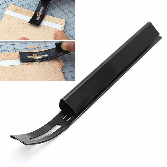 Safety Beveler Skiver Thinning Leather Craft Blade Knife DIY Folds Seams Tool