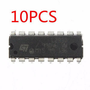 10Pcs L293D L293 L293B DIP / SOP Push Pull Four Channel Motor Driver IC