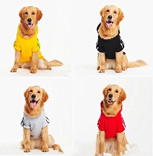 Pet Dog Winter Coat Jacket Clothing For Big Dog Golden Retriever Labrador Dog Hoodie Sports Style