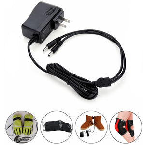 1.2A 220V 7.4V 2In1 Lithium Battery Charger Plug For Electric Gloves/Shoes/Socks