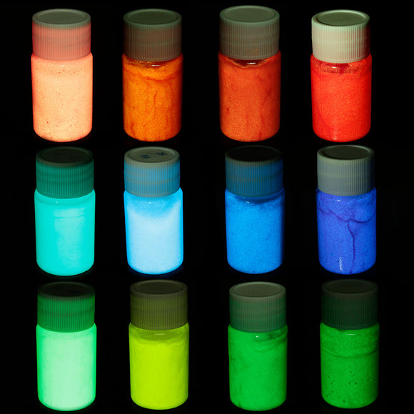 Glow in Dark Paint Black Light Night Fluorescent UV Ultraviolet Paint Super Bright Art