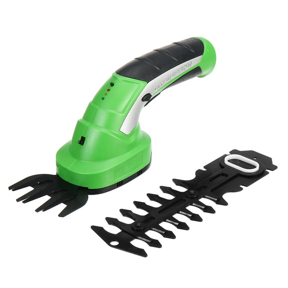 2 In 1 7.2V Rechargeable Electric Pruning Lawn Mower Grass Hedge Trimmer Scissors