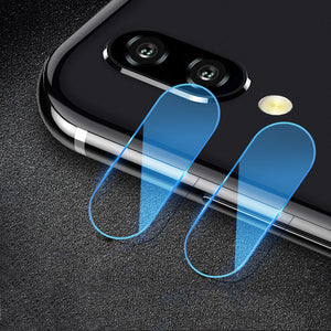 2 PCS Camera Lens Protector Soft Tempered Glass Rear Camera Phone Lens for Xiaomi Mi Play