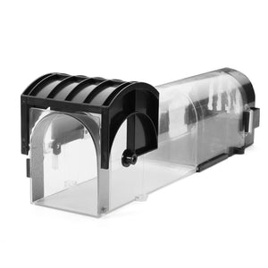 Transparent Automatic Lock Mouse Trap Rat Trap Hole Mice Cage Agile Pedal Trap