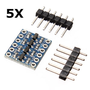 5Pcs IIC 4 Way Bi-Directional Logic Level Converter Module