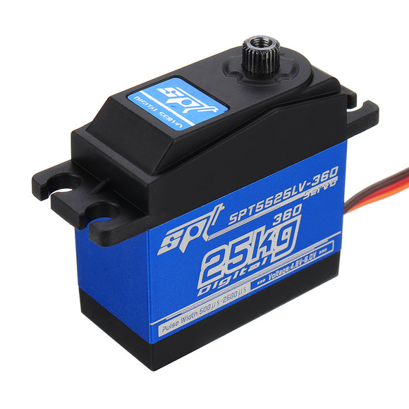 SPT Servo SPT5525LV-360 25KG 360 Digital Servo Metal Gear Large Torque For RC Robot